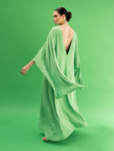 Mandala Green Dress