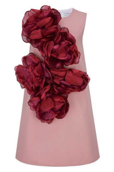 Red Peonies Dress