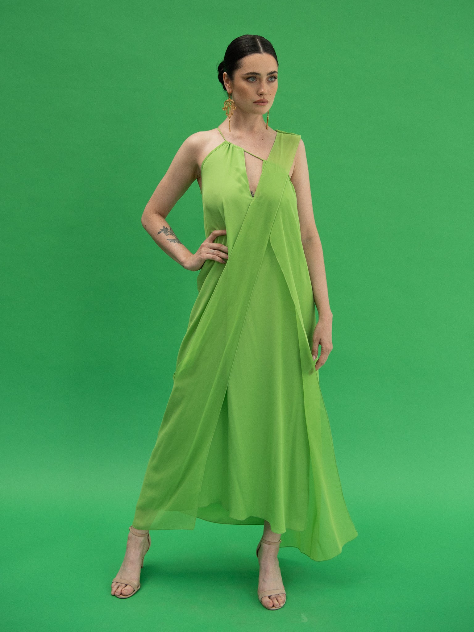 Alaba Green Dress