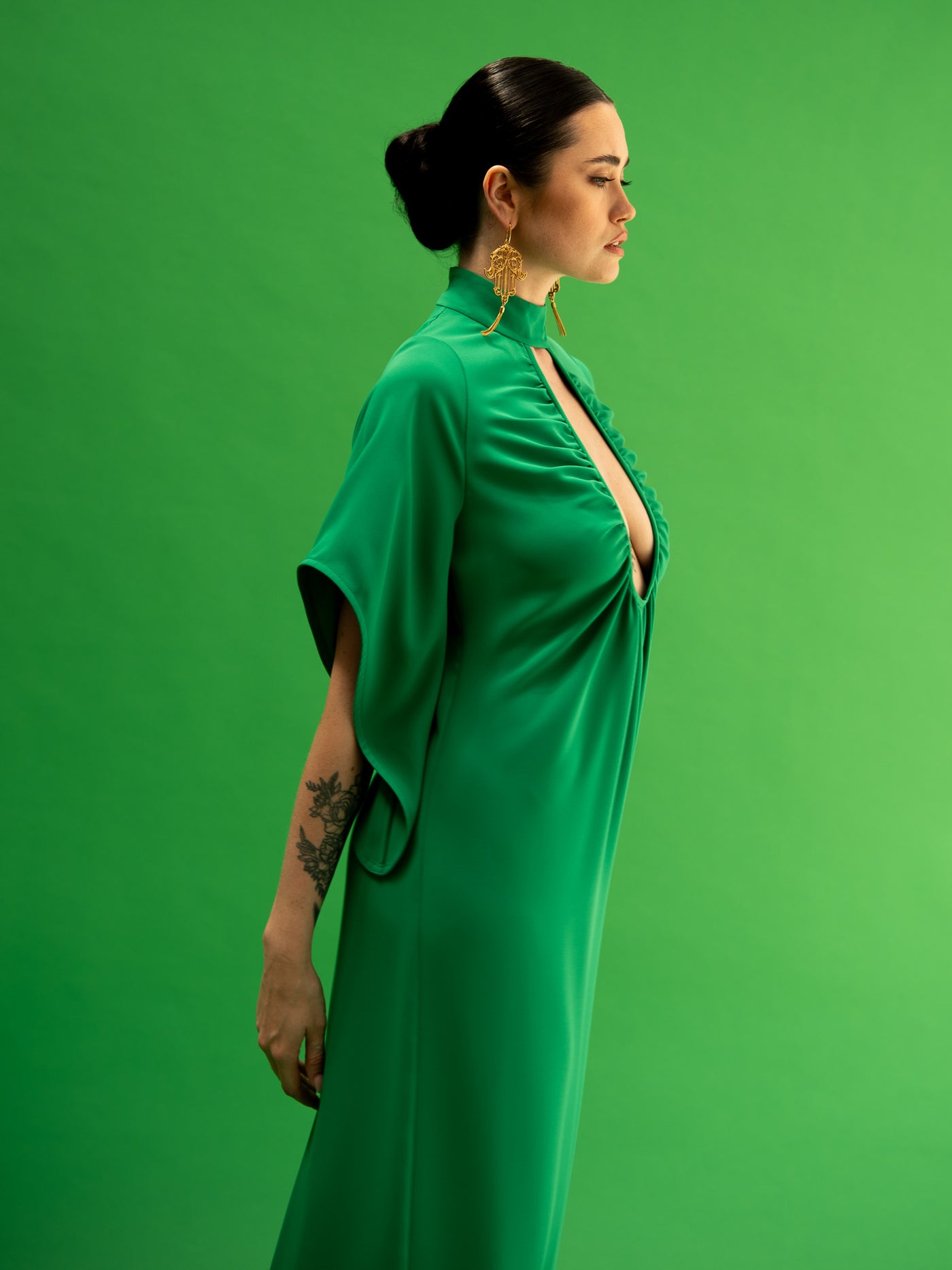Zuri Green Dress