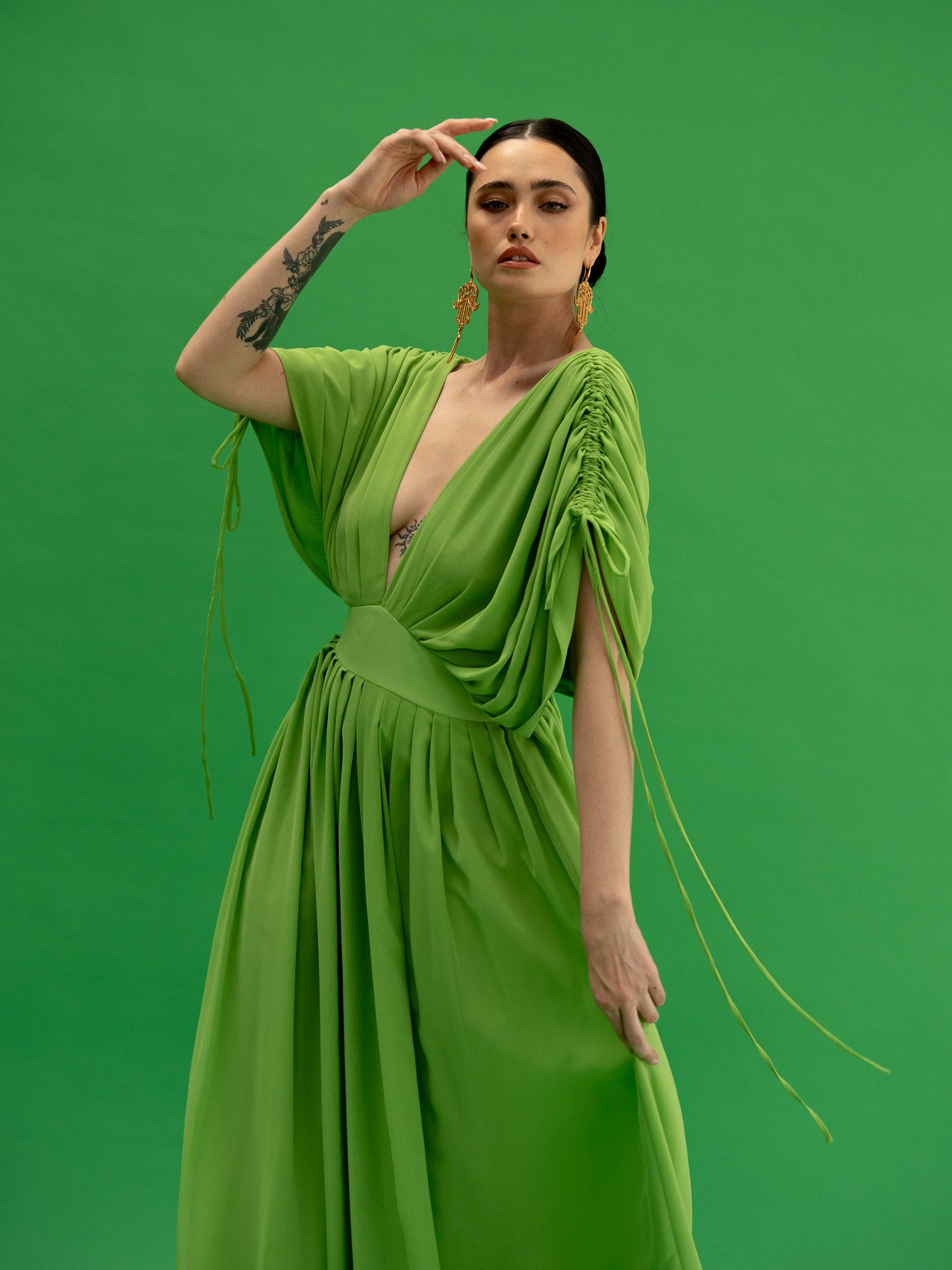 Nomusa Green Dress