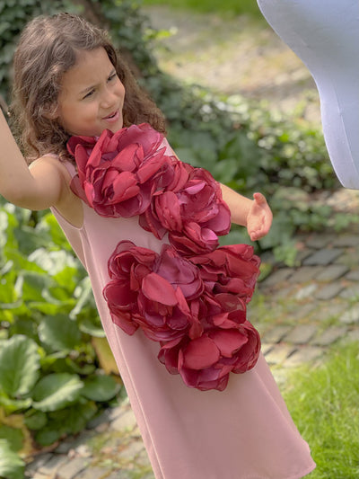 Red Peonies Dress