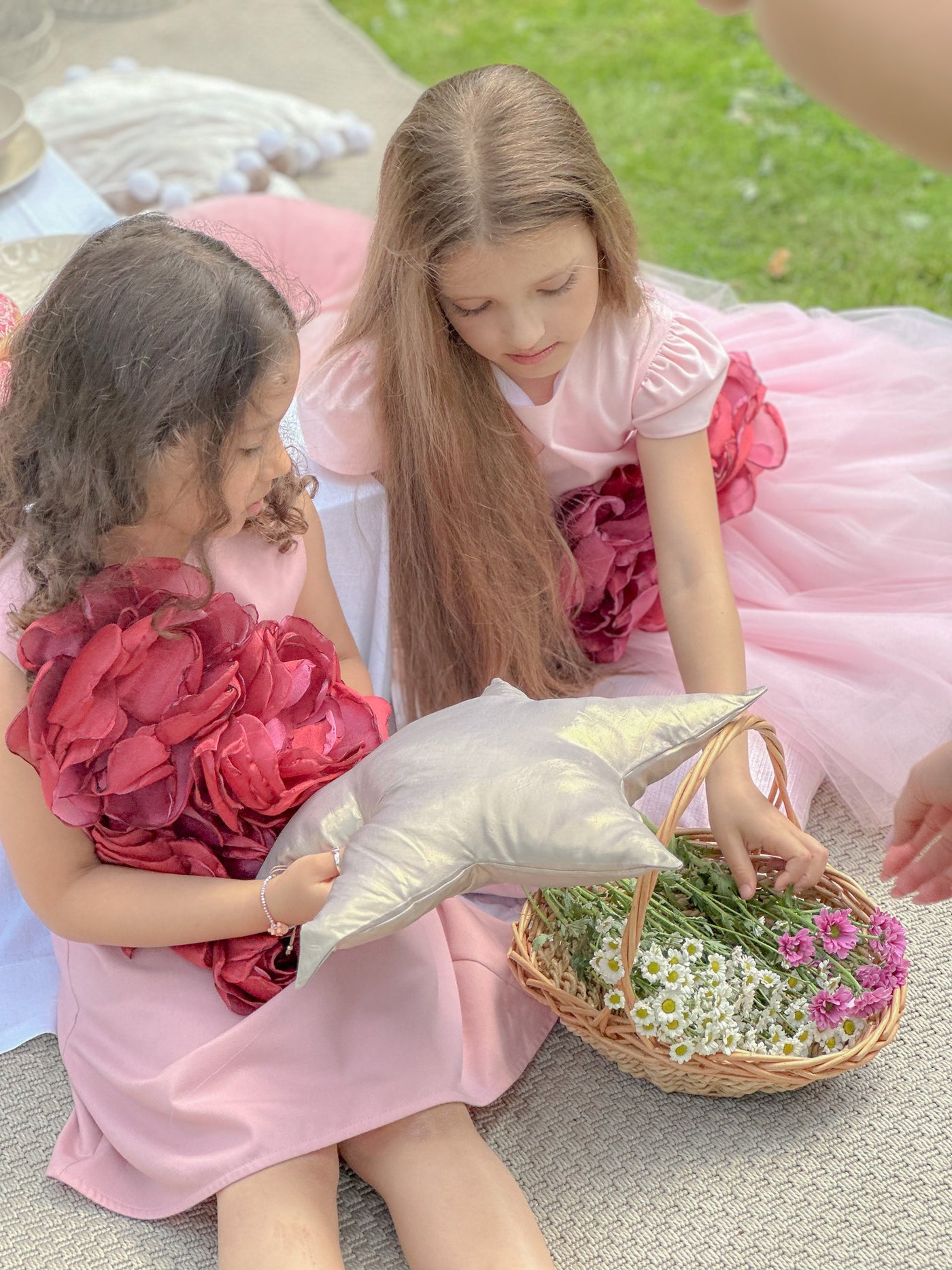 Red Peonies Dress