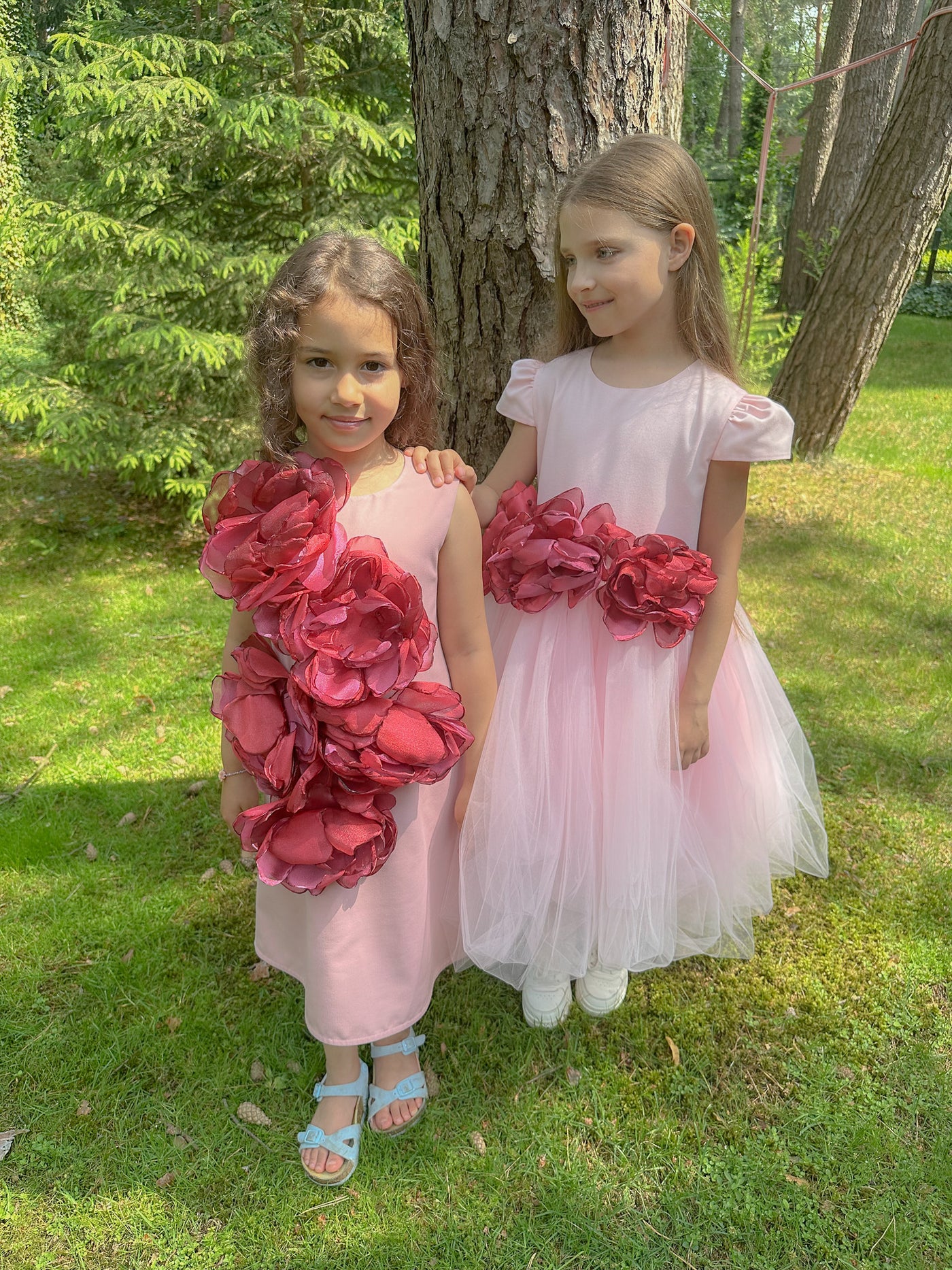 Red Peonies Dress