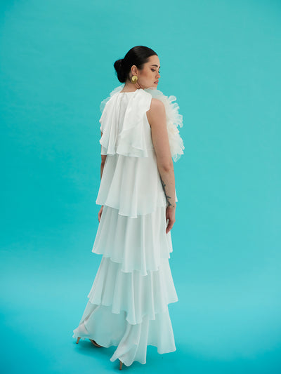 Halima White Dress