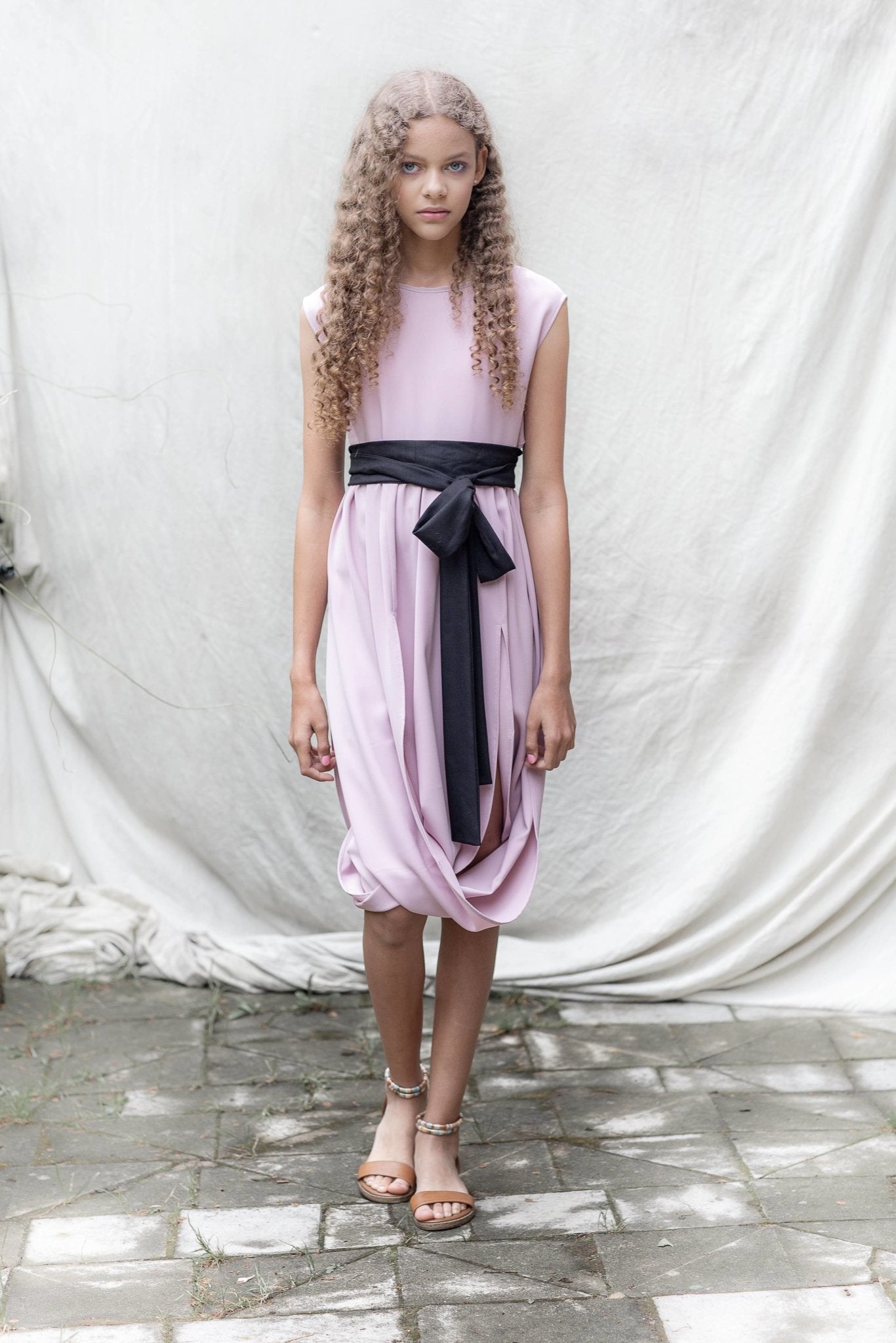 Blue Bell Dress - Amelie et Sophie