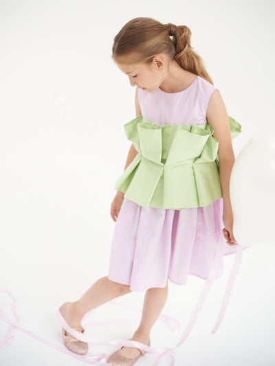 Cherie Purple Dress - Amelie et Sophie