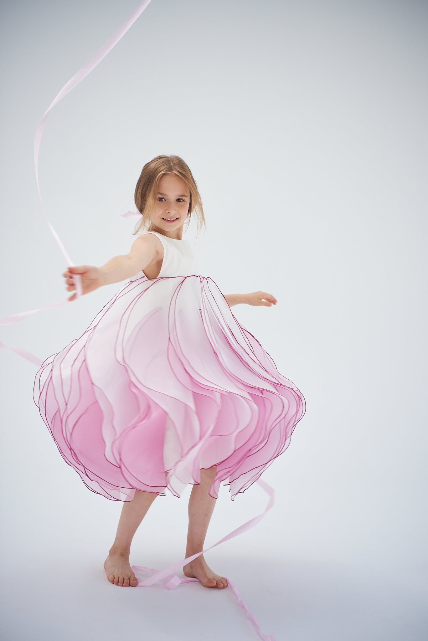Purple Veil Dress - Amelie et Sophie